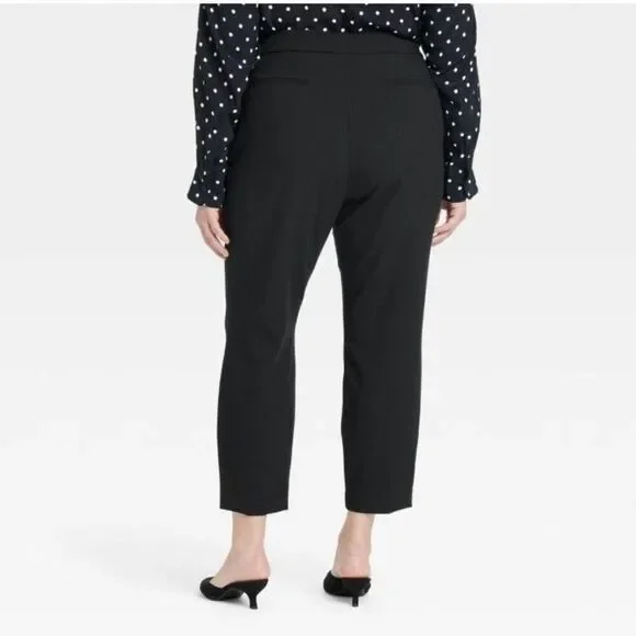 New A New Day Women's High Rise Skinny Ankle Pull-On Pants in Black Size 20 NWT - Picture 8 of 8